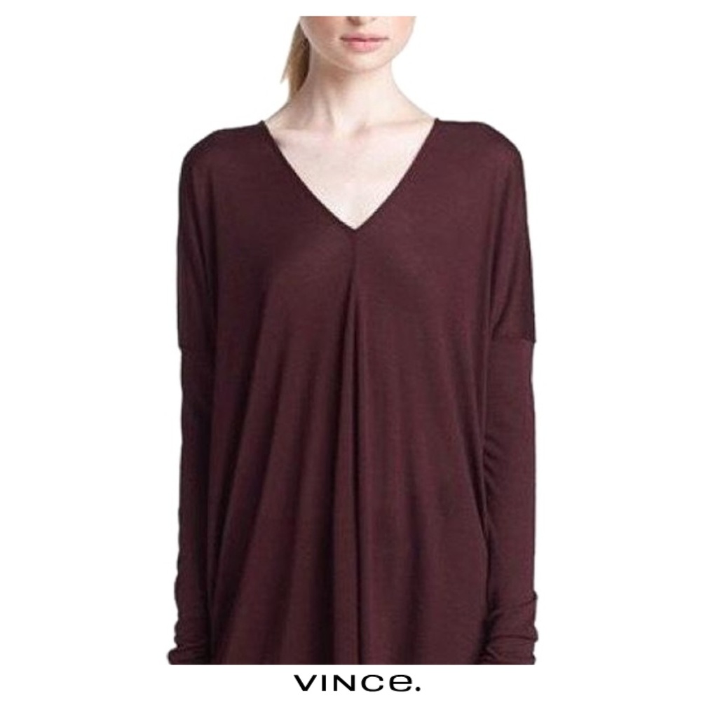 Vince V-Neck Long Sleeve Top